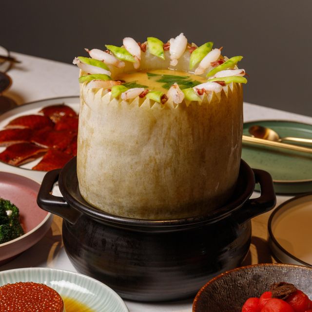 Eight Treasure Whole Winter Melon Soup